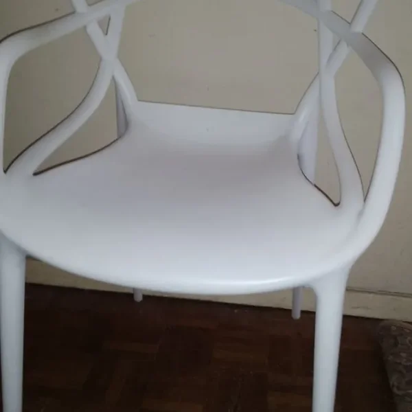 Classic Kartell Master's Chair - white