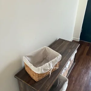 Hall storage set with bench and hanging drawer - Image 5