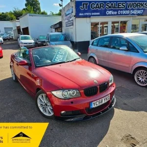 2008 BMW 1 Series 2.0 120i M Sport Euro 4 2dr CONVERTIBLE Petrol Manual
