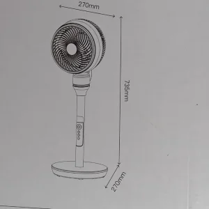 Pedestal Remote control Fan - Image 5