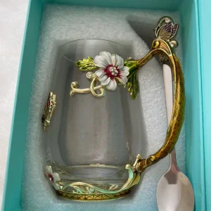 Brand new boxed Flower tea cup/ spoon - Image 2