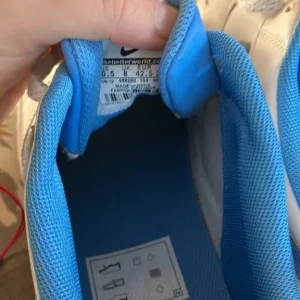 Ladies white and blue trainers - Image 7