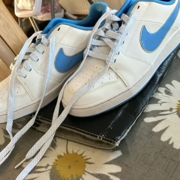 Ladies white and blue trainers