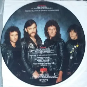 CLASSIC 1986 RETRO - ‘MOTORHEAD – DEAF FOREVER’ on Vinyl (HARD ROCK) 12” 45 EP Picture Disc album - Image 2