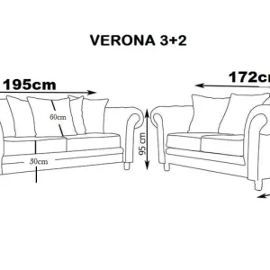 Verona Corner Sofas and 3+2 Sofa Sets - Image 3