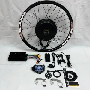 26”/27.5"/29” 3000W 72V 60A Ebike Conversion Kit Rear Wheel LCD Colour Display 50mph + With MTX Rim