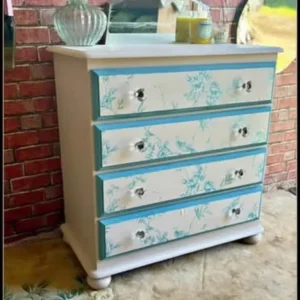 A solid pine chest of drawers,uniquely upcycled - Image 3