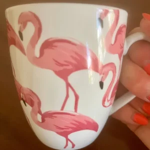 2 Flamingo mugs - Image 3
