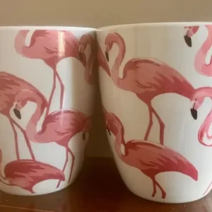 2 Flamingo mugs