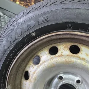 Peugeot Partner Citroen Dispatch Steel wheels + 2 x tyres 215 65 16 C - Image 2