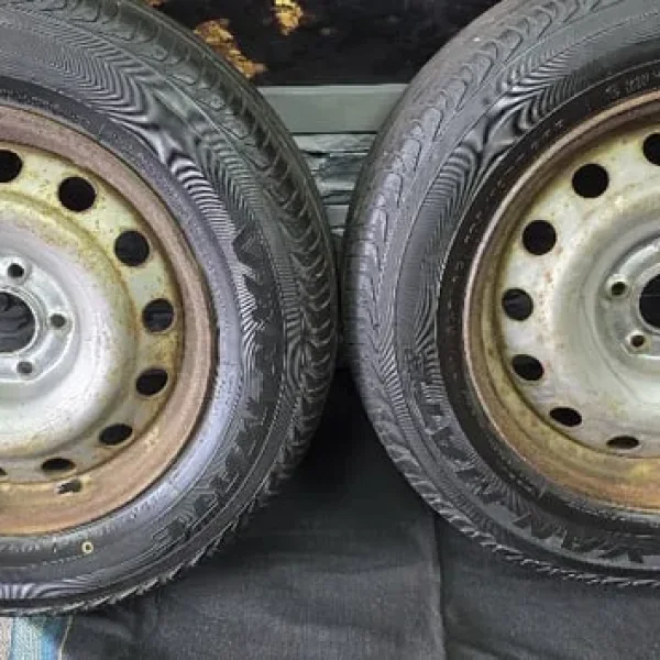 Peugeot Partner Citroen Dispatch Steel wheels + 2 x tyres 215 65 16 C