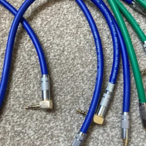 6 x 2m Van Damme 3.5mm TRS cable