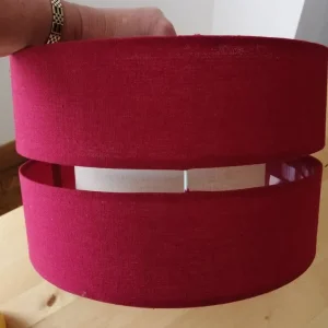 Dunelm lampshade frea 30cm dark red/ - Image 2