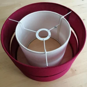 Dunelm lampshade frea 30cm dark red/ - Image 5