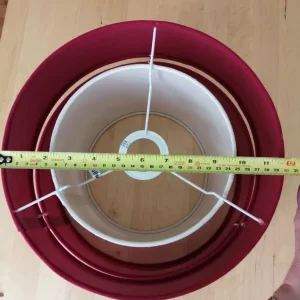 Dunelm lampshade frea 30cm dark red/ - Image 6