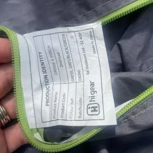 Hi Gear cirrus 4 airtent with additional porch pegs and pump - Image 7