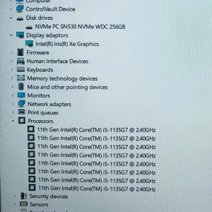 Dell i5 11thGen 8GB 256GB UltraFast Slimline Full HD Laptop, Win11 Microsoft office - Image 5