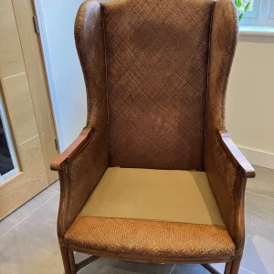 Antique Deep-Seated Chairs with Cushions - Image 4
