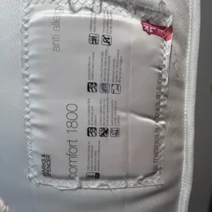 M&S 1800 Comfort Anti Allergy King Size Mattress - Image 3
