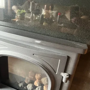 Gazco Balanced flue fire, hearth and surround - Image 6