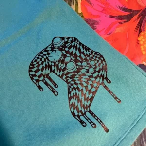 H&M Turquoise Graphic Shorts – 14 Years (M) - Image 4