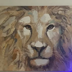 Large Lion Canvas