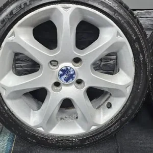 Ford Fiesta Genuine 16 alloy wheels + 4 x tyres 195 45 16 - Image 5