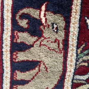 Vintage Woven Persian Style Rug - Image 3