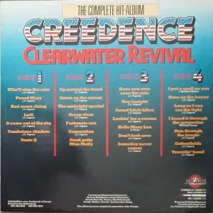 CLASSIC - ‘CREEDENCE CLEARWATER REVIVAL – COMPLETE HIT ALBUM’ on Vinyl (VINTAGE ROCK 1985) 2LP album - Image 2