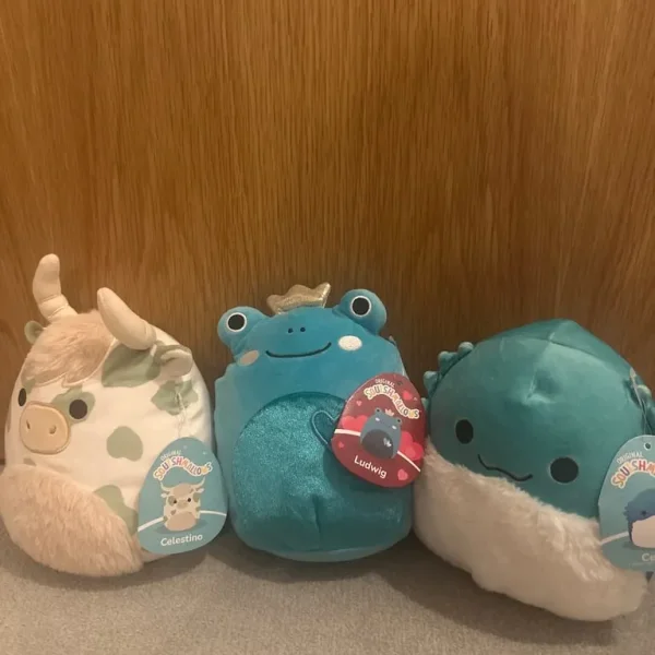 3 Squishmallows, as new
