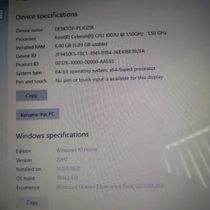 Laptop - Asus X550C - 500GB Storage - 6GB Memory - Great Condition -Good Battery - Image 3