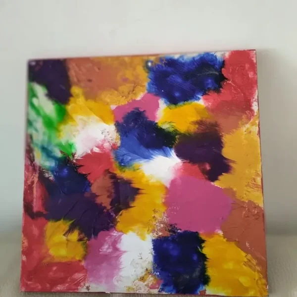 CUSTOM PAINTED CANVAS 11X11 INCH ORIGINAL ARTIST SIZE