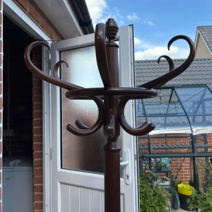 Antique wooden coat/umbrella stand - Image 2