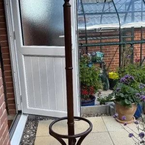 Antique wooden coat/umbrella stand