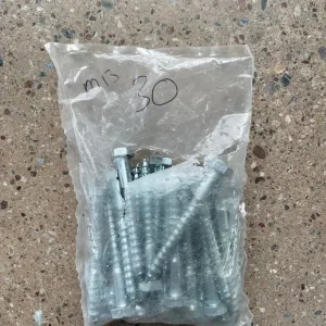 Coach Bolts, 70mm long 13mm Hex Head x 30 Bilts - Image 4