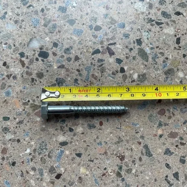 Coach Bolts, 70mm long 13mm Hex Head x 30 Bilts