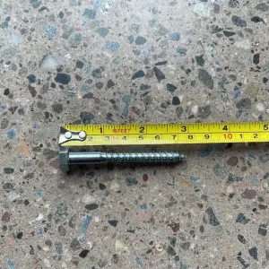 Coach Bolts, 70mm long 13mm Hex Head x 30 Bilts