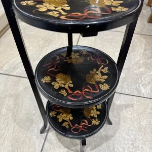 Antique Wooden Cake Stand - Image 3