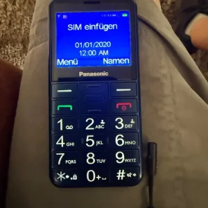 Panasonic KX-TU155 EXCN mobile phone brand New boxed SOS button, charger, ear piece easy 2 use - Image 2