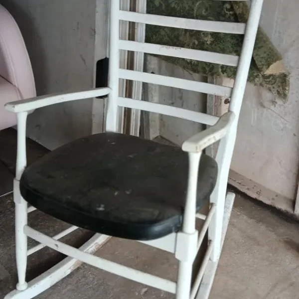 wooden rocking chair