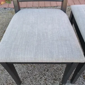 6 IKEA Ingolf Black Chairs Soft Padded Seats / Removable Seat Covers FREE DELIVERY 041 - Image 6