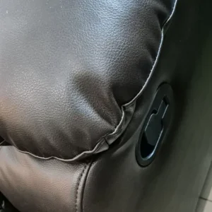 Dark Brown leather Manual Recliner 3+2 Seater Sofa Set - Image 4