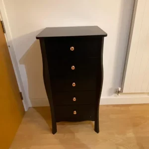 FREE DELIVERY Autenberry Solid Wood 51cm W 5 - Drawer Chest of Drawers, in good condition. - Image 2