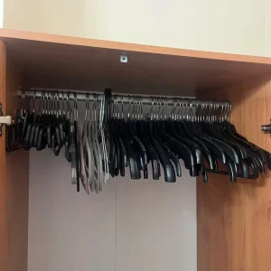 An Assortment of 85 Clothes Hangers