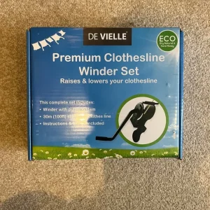 De Vielle premium clothesline winder set