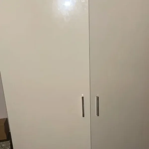 Cream double wardrobe