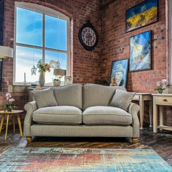 Dfs Herringbone 3 Seater Sofa- Fantastic Condition