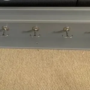 IKEA hall coat rack with shelf