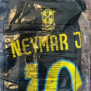 Brazil Neymar Jr #10 jersey – Official – Black/Yellow - Image 4