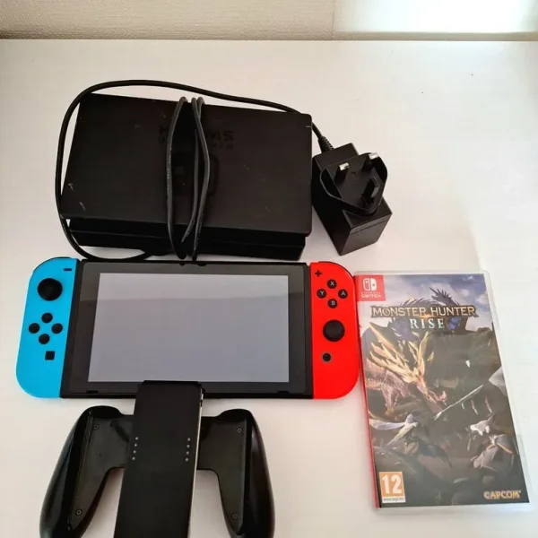 Nintendo Switch Original Improved Battery + Monster Hunter Rise